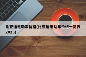 比亚迪电动车价格(比亚迪电动车价格一览表2025)