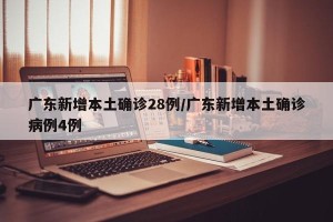 广东新增本土确诊28例/广东新增本土确诊病例4例