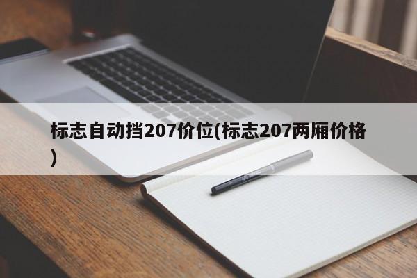 标志自动挡207价位(标志207两厢价格)
